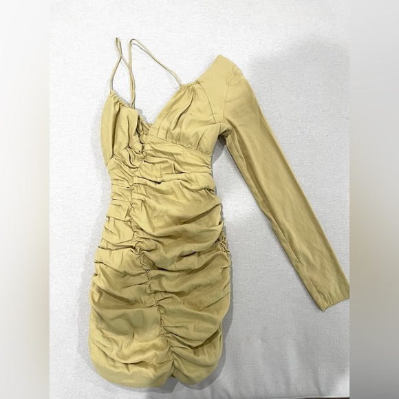 ZARA Drapes One Asymmetric Dress Size XS - Picture 9 of 11